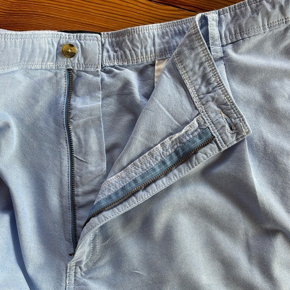 Saddlebred Men's Light Blue Shorts 100% Cotton Size Big/Tall 52 - Picture 5 of 10